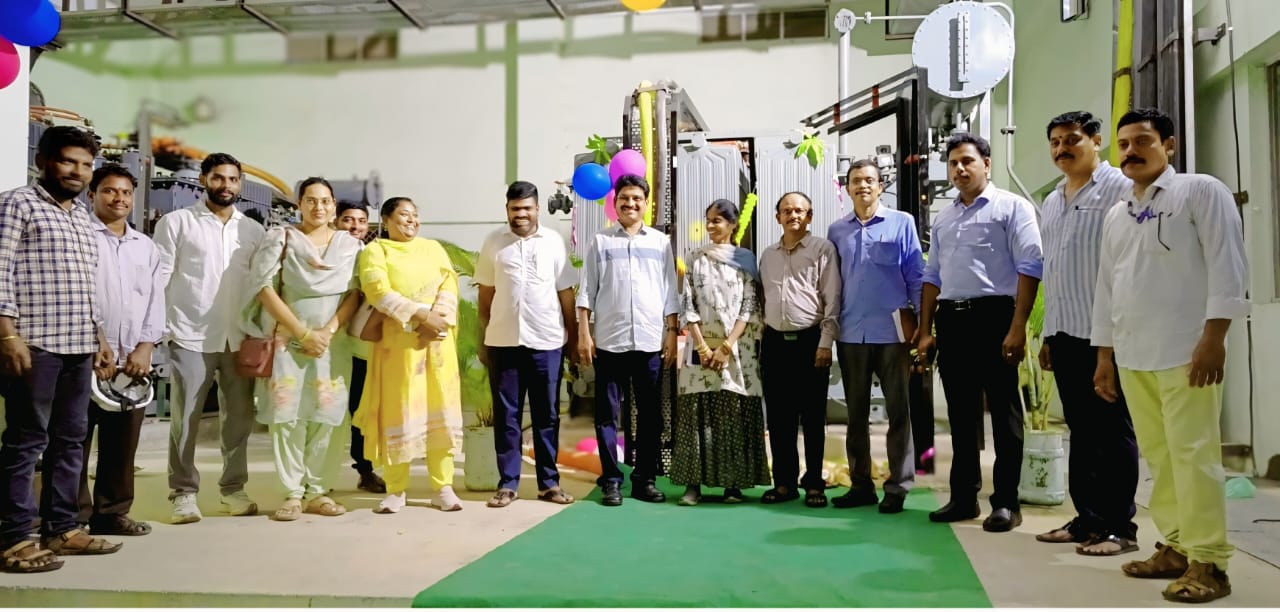 Four project engineers standing at a substation site for a coordination meeting